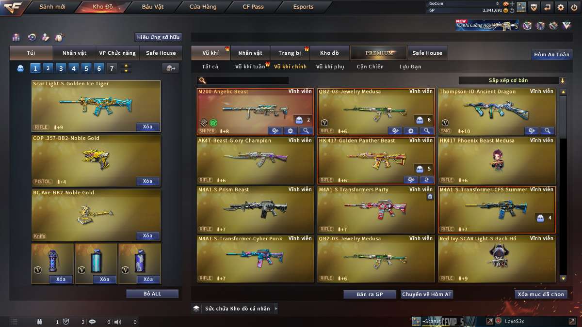 shop acc cf uy tin gia re